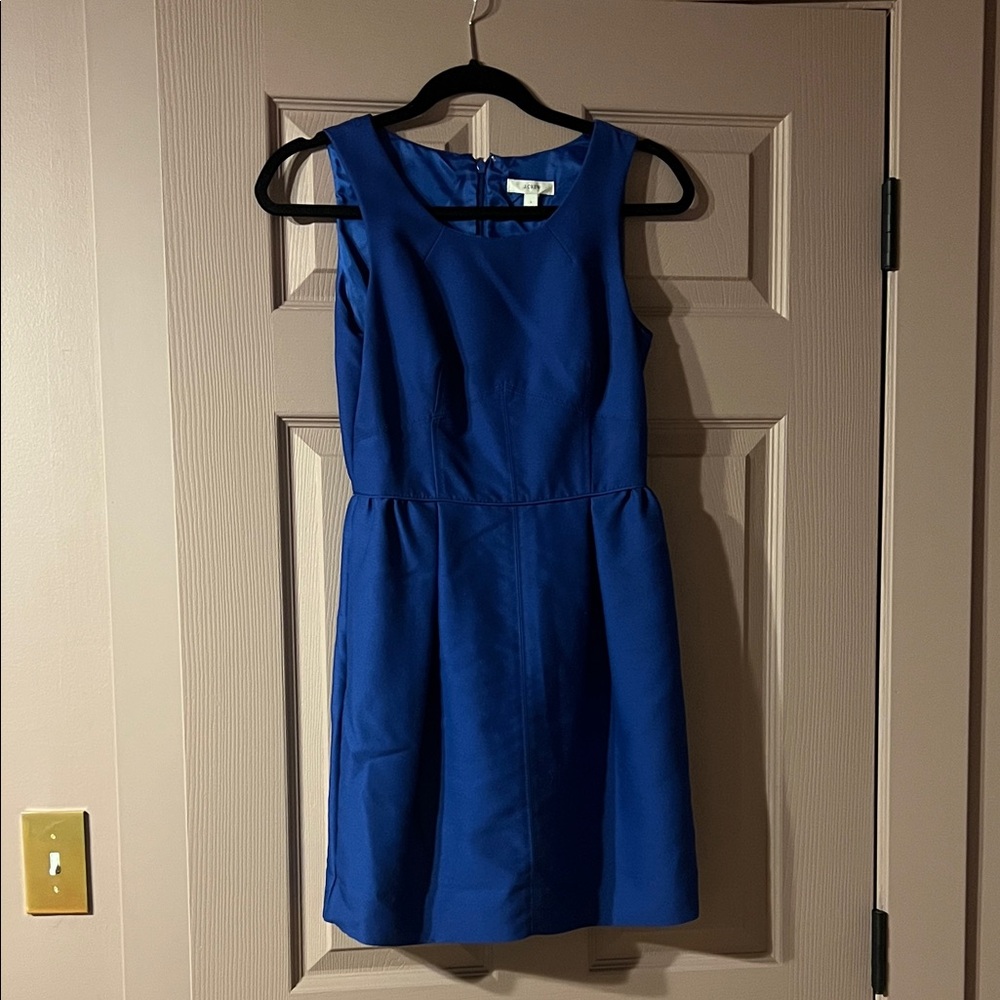 J. Crew Royal Blue Mini Dress
